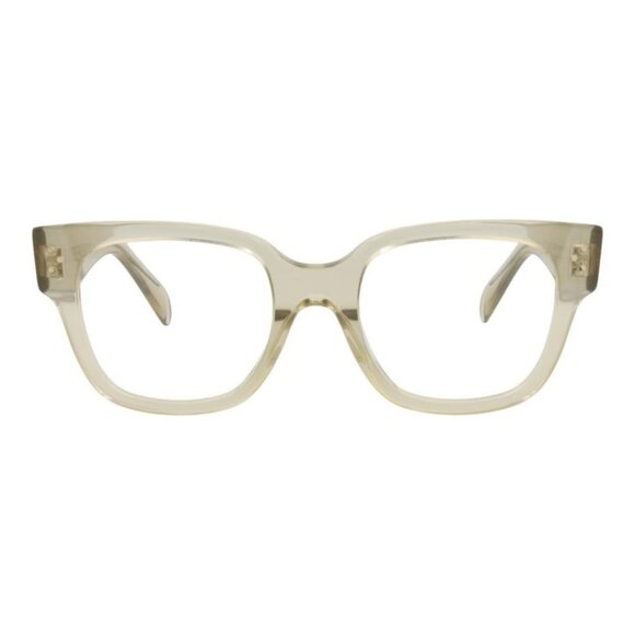 Celine Womens Square/Rectangle Green Green Transparent Fashion Designer Eyewear - Picture 1 of 4